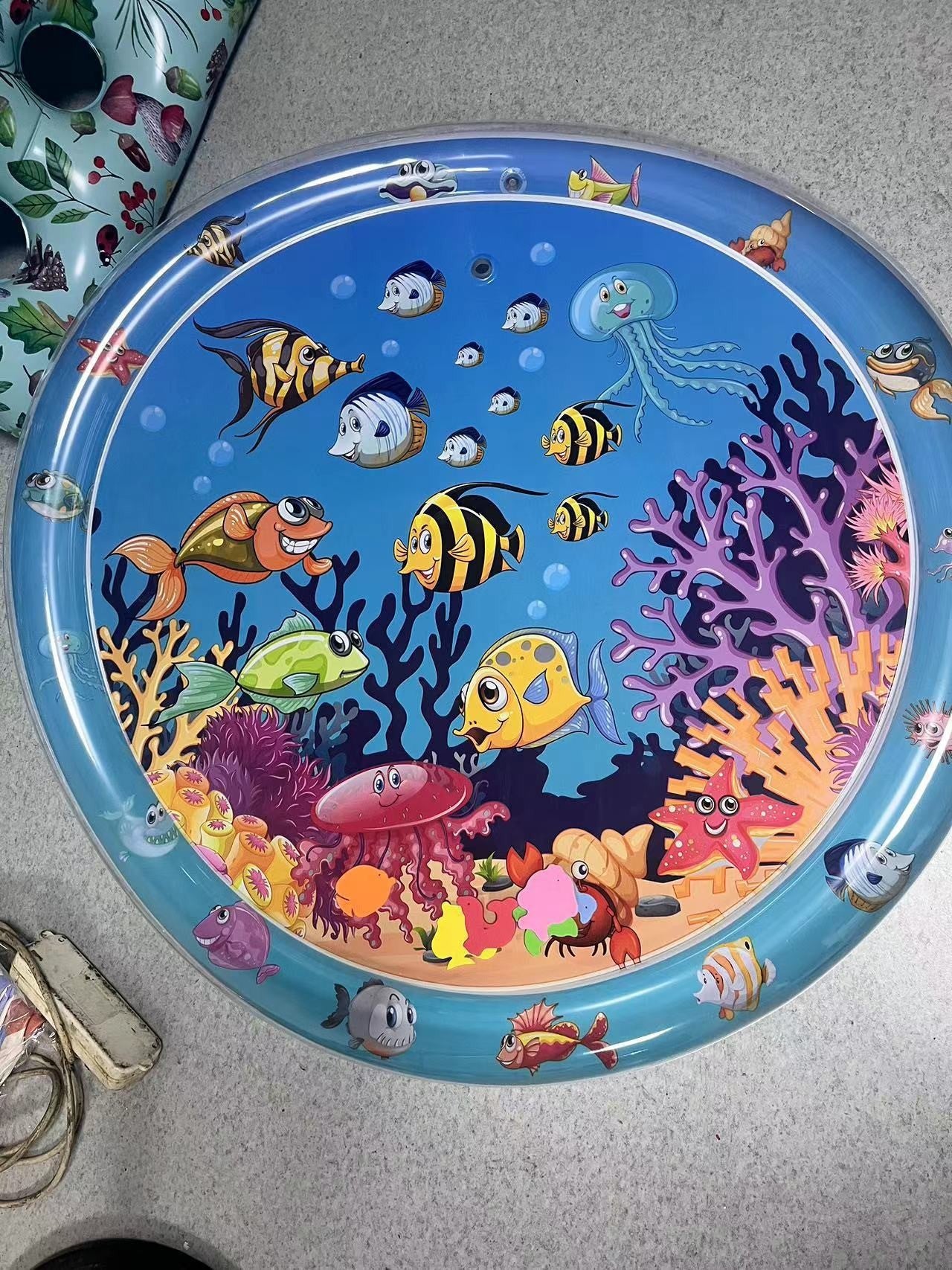 Damen Aufblasbare Spielmatte mit maritimem Motiv Karnz