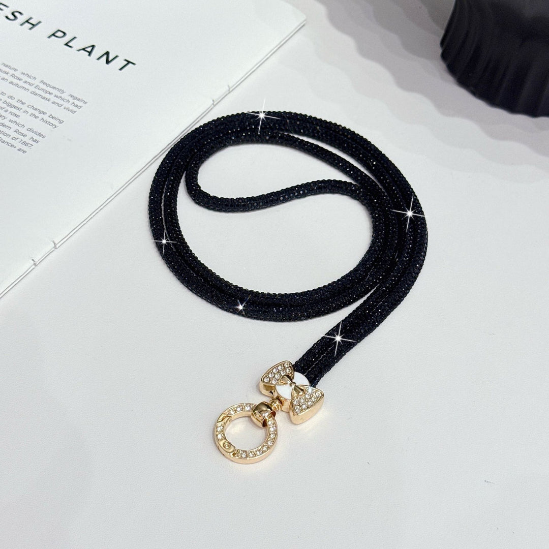Elegante Strass-Brillen Kette Karnz