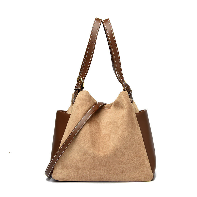Suede Bucket Handtasche Karnz