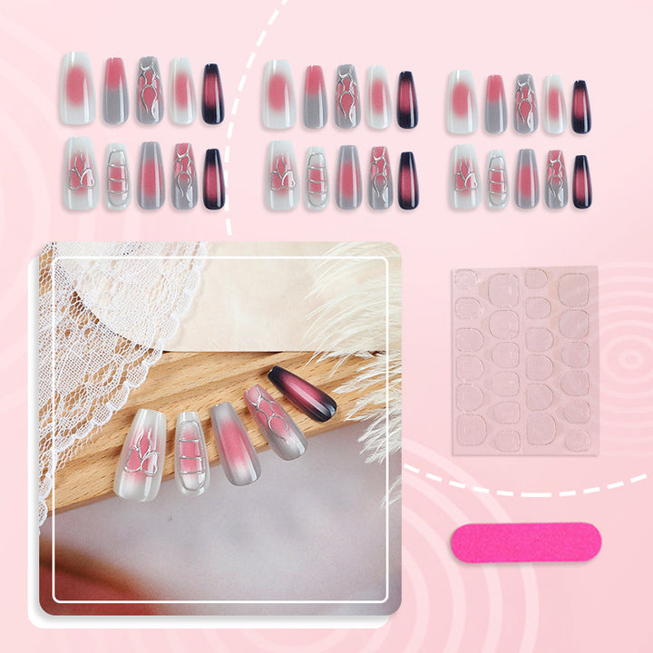 Ombre-Gradient-Press-On-Nagelset