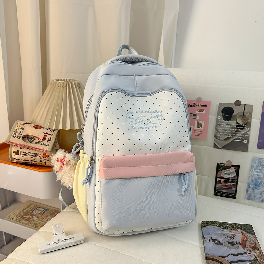 Niedlicher gepunkteter Rucksack
