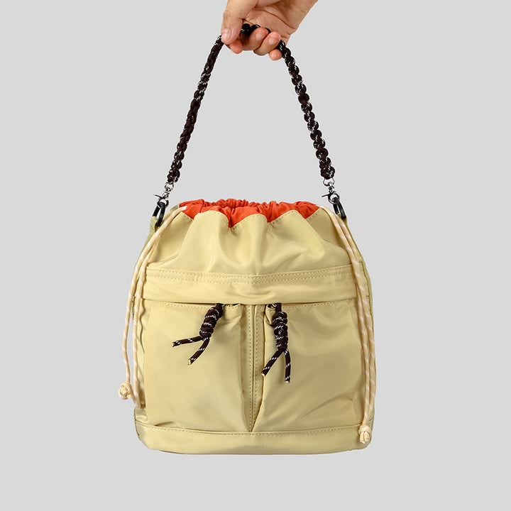 Kordelzug-Eimer Tasche
