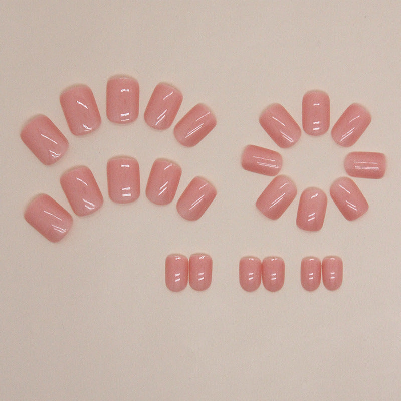 Glänzendes Gel Press-On Nagelset Karnz
