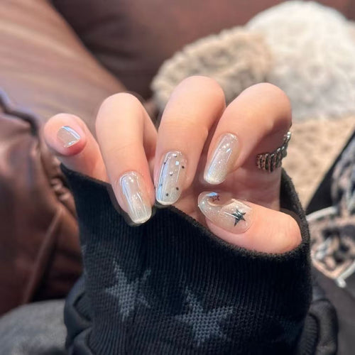 Glänzendes Sternen-Nagelkunst-Set Karnz