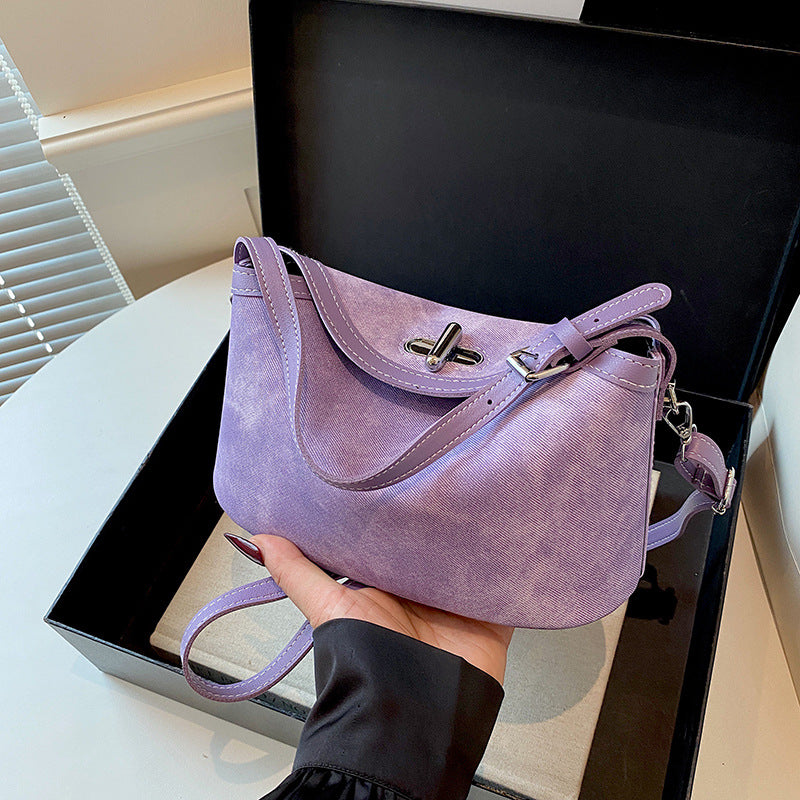 WoStylish Vintage Wildleder Hobo Tasche Karnz