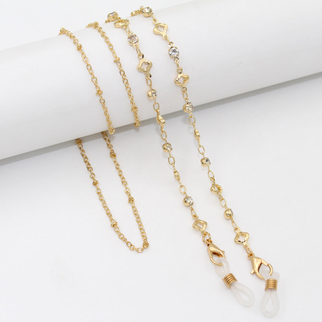 Elegante Stern-Verbundene Brillen Kette Karnz
