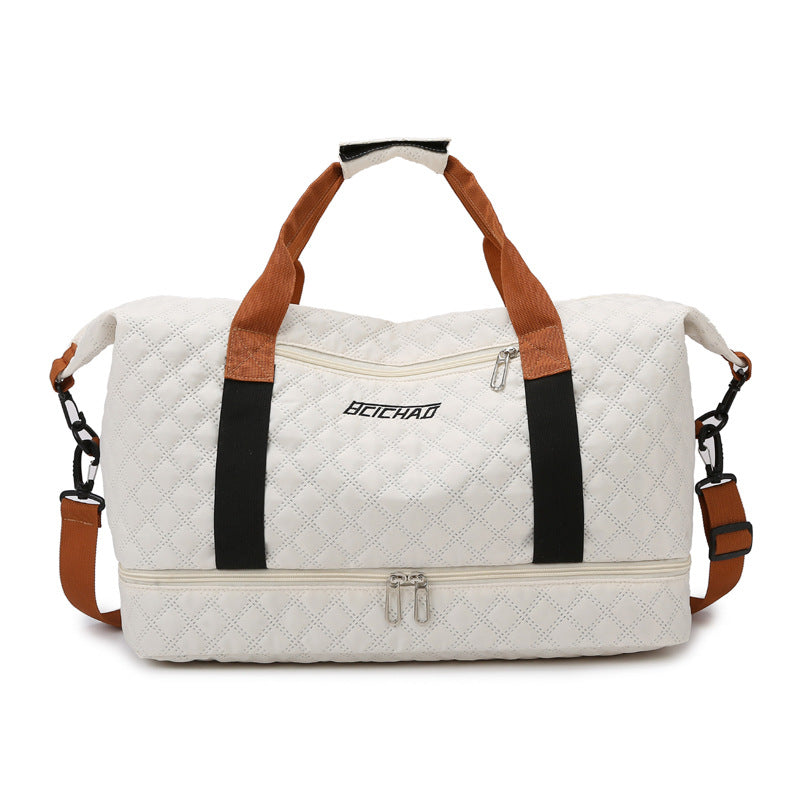 Stylische gesteppte Reisetasche