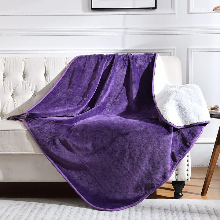 Ultra-Plush Sherpa gefütterte Decke Karnz