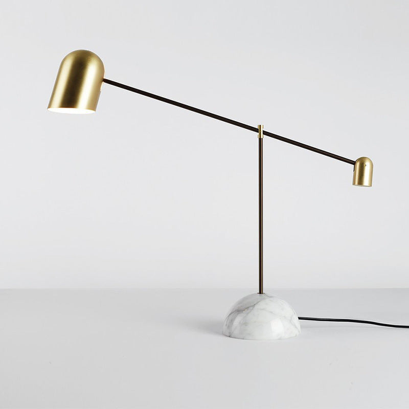 Einstellbare Arm Stehlampe mit Marmorbasis