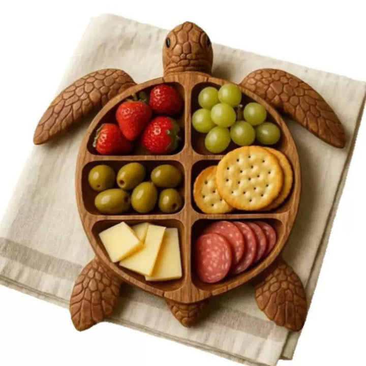 Dekorative Servierplatte in Form einer Schildkröte Karnz