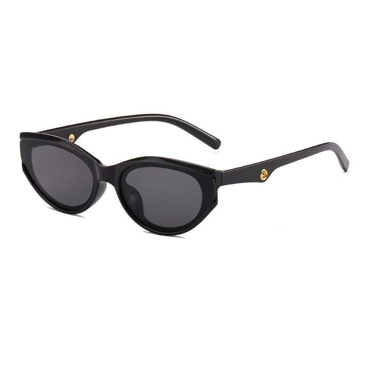 Damen Cat-Eye Sonnenbrille mit transparentem, modernem Design Karnz