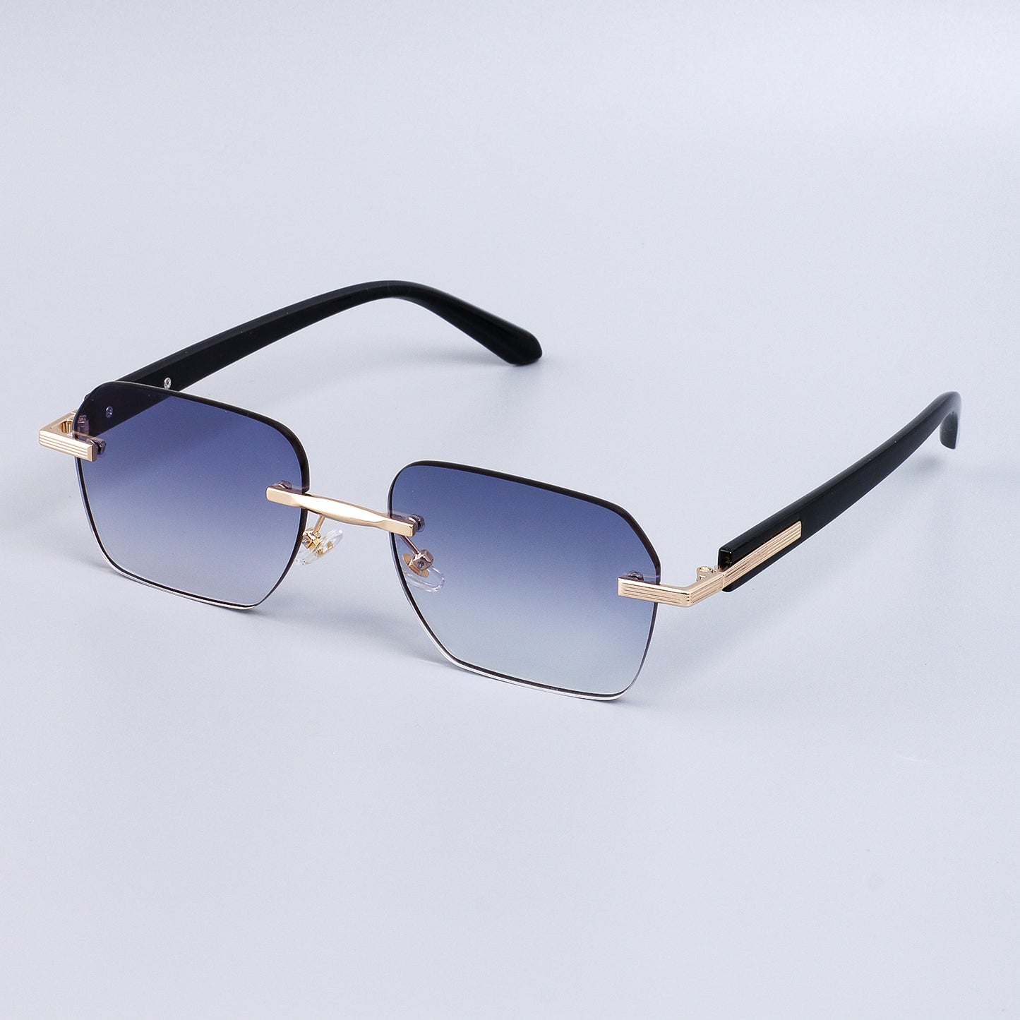 Damen modische Sonnenbrille mit elegantem Metallrahmen und robusten Gläsern Karnz