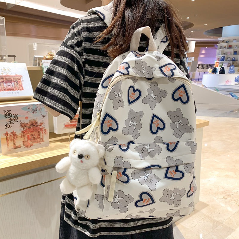 Süßer Teddybär-Themen-Rucksack