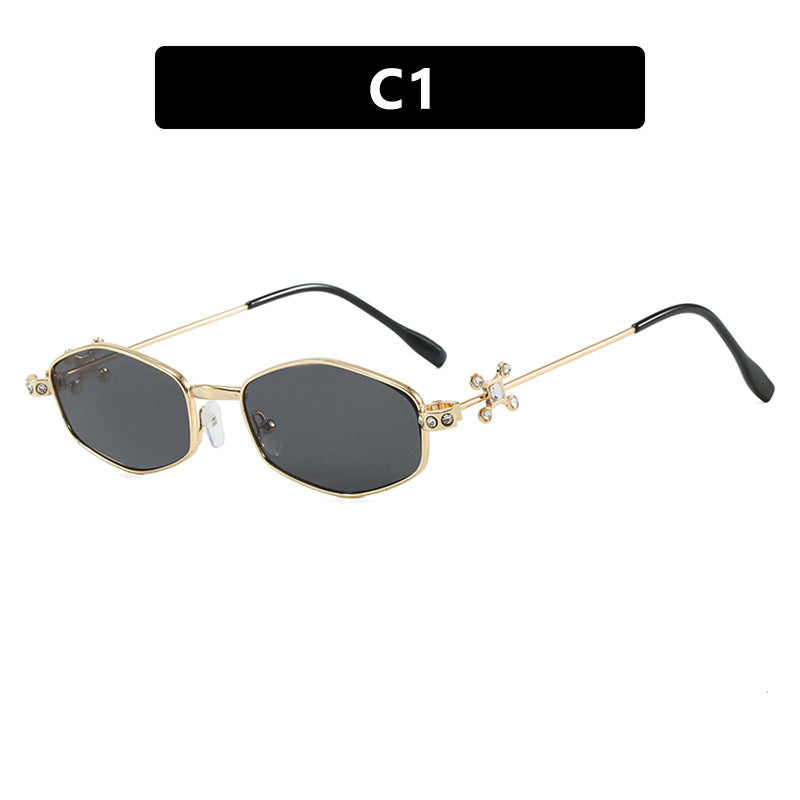 Damen Sonnenbrille mit eleganten Akzenten und UV-Schutz Karnz