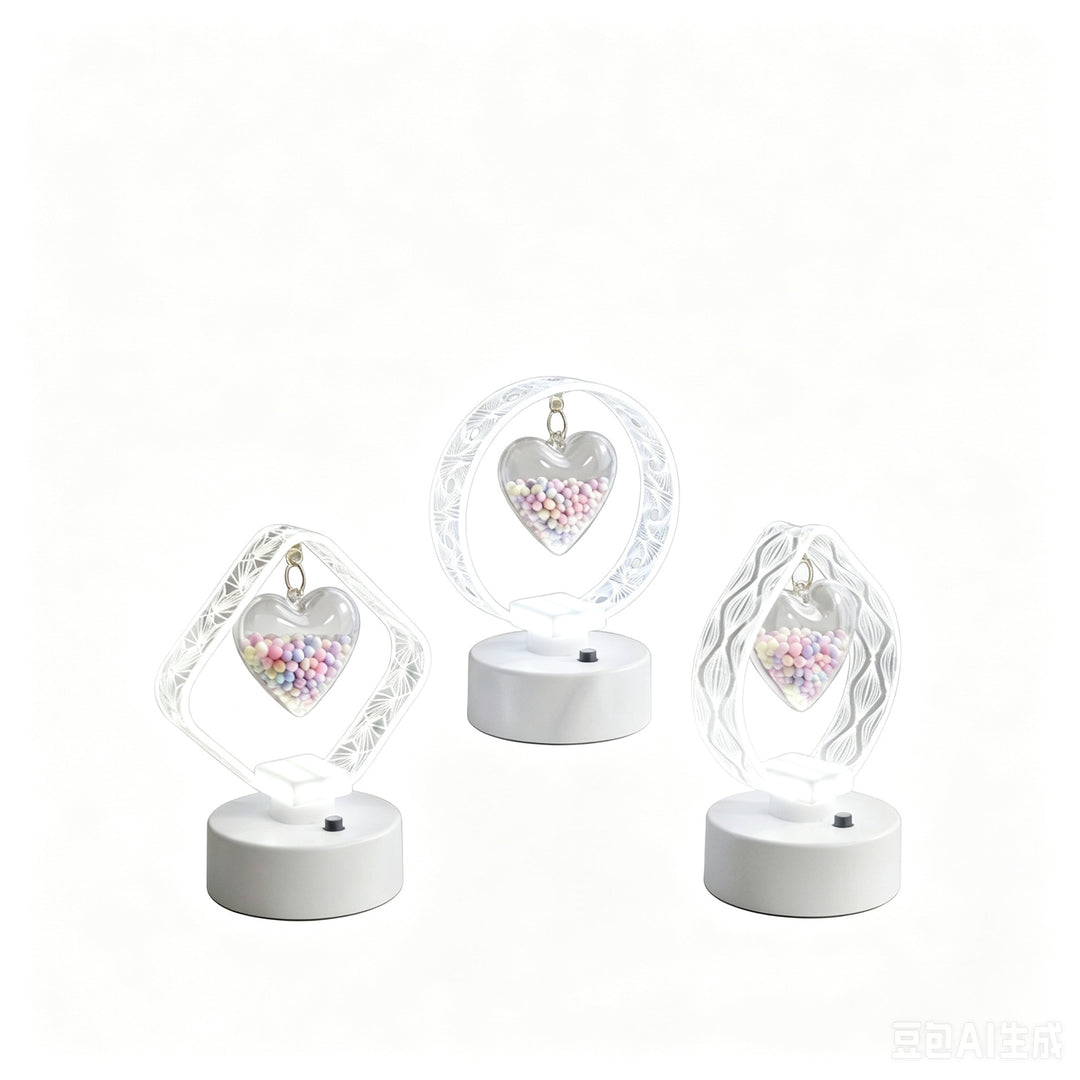 Herzförmige LED Tischlampe