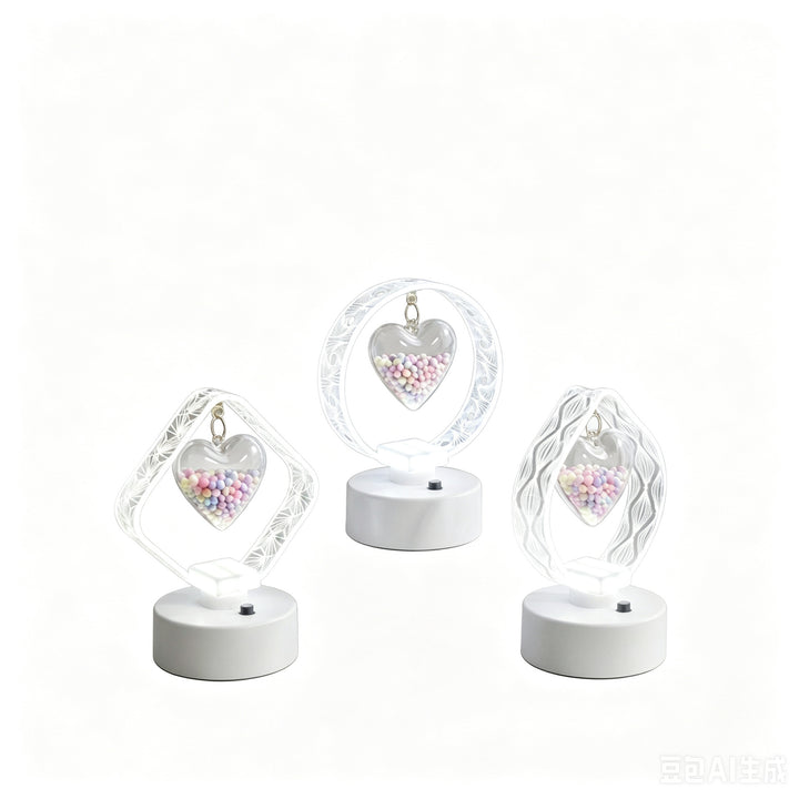 Herzförmige LED Tischlampe
