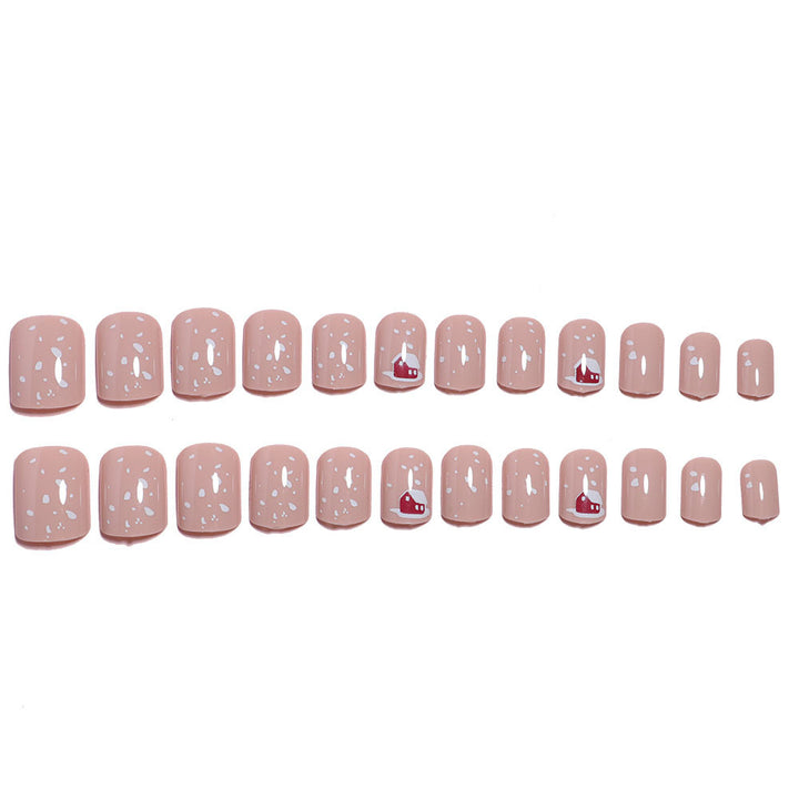Festliche Feiertags-Themen Press-On Nagelkunst Karnz