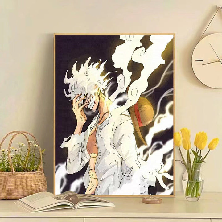 Anime-inspirierter Charakter Kunstdruck Karnz