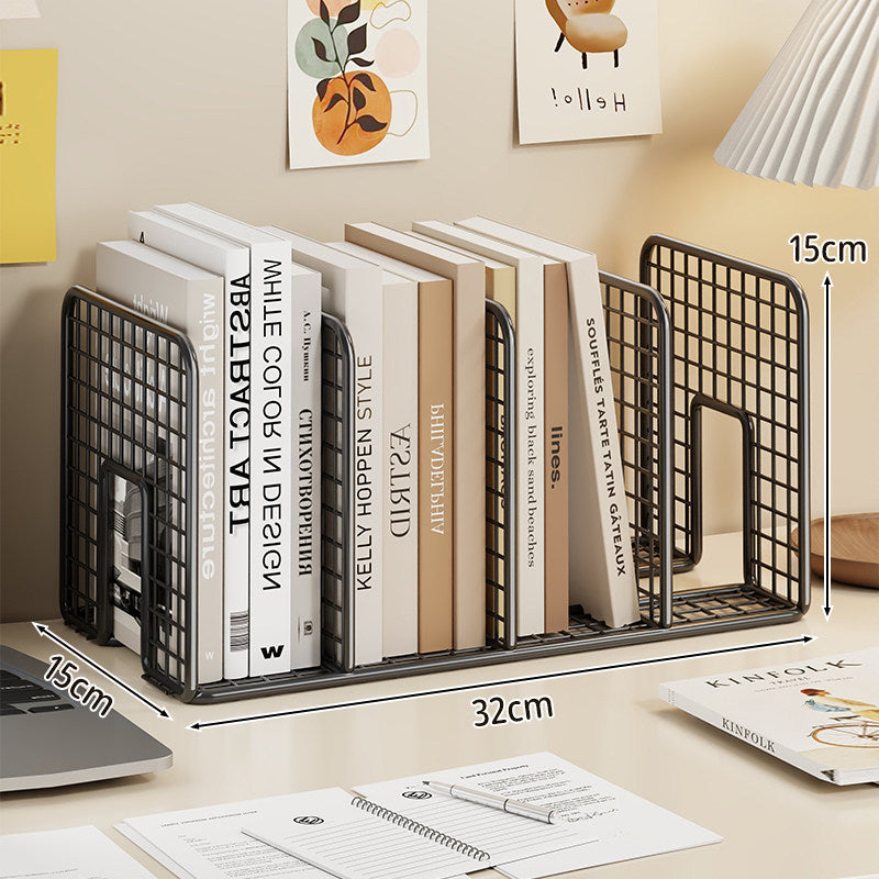 Mesh Wire Schreibtisch Buch Organizer Multi-Kompartiment Gitter Divider