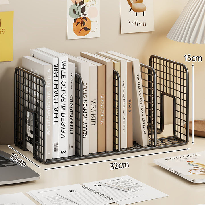 Mesh Wire Schreibtisch Buch Organizer Multi-Kompartiment Gitter Divider