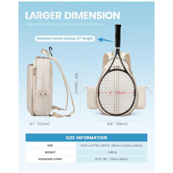 Ergonomischer Tennisracket-Rucksack Karnz