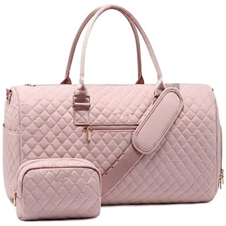 Quilted Weekender Duffle Bag Karnz