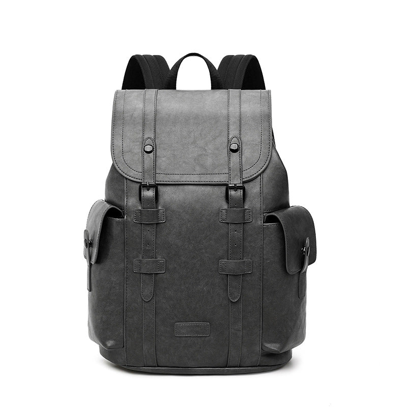 Multi-Fach Leder Rucksack