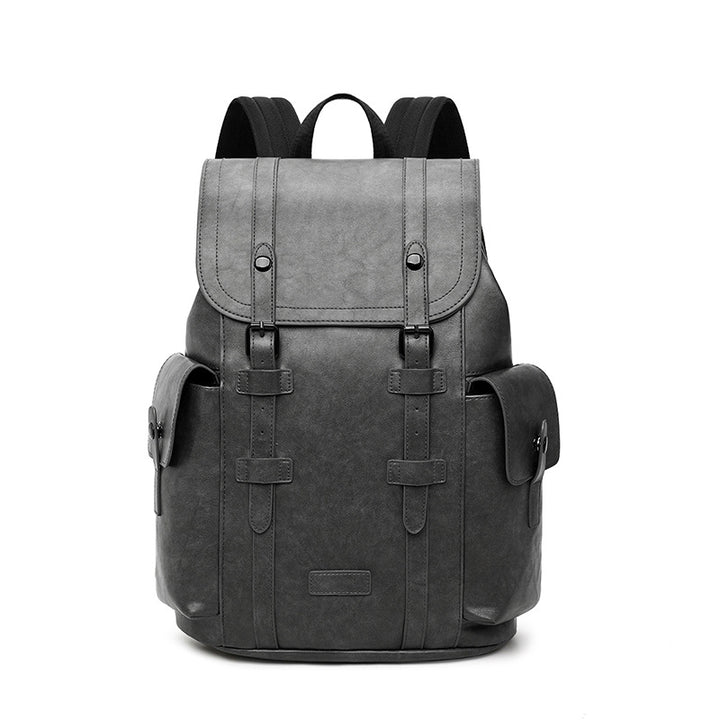 Multi-Fach Leder Rucksack