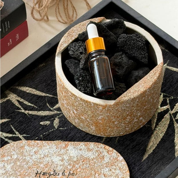 Dekorative Naturstein Lagerbox
