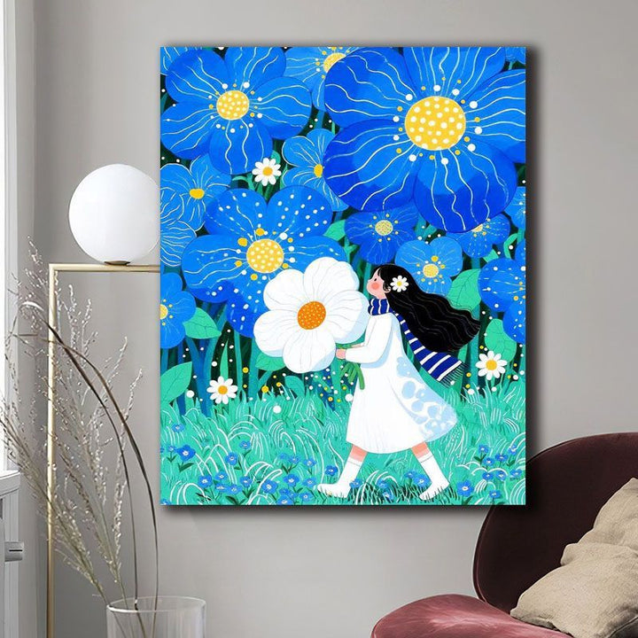Floral Fantasy Wandkunst Karnz