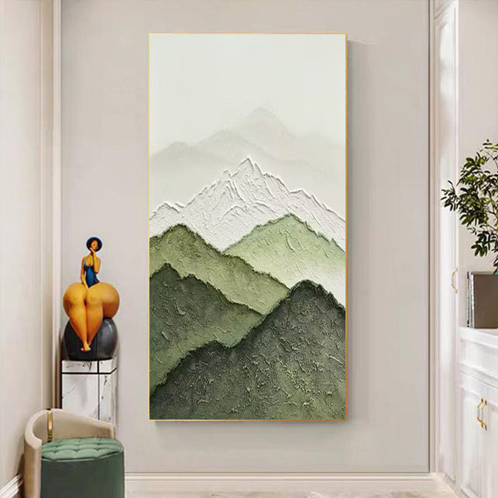 Elegante Berglandschaft Leinwandkunst