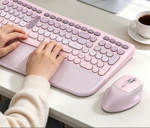 Ergonomische Wireless Tastatur und Maus Combo Karnz