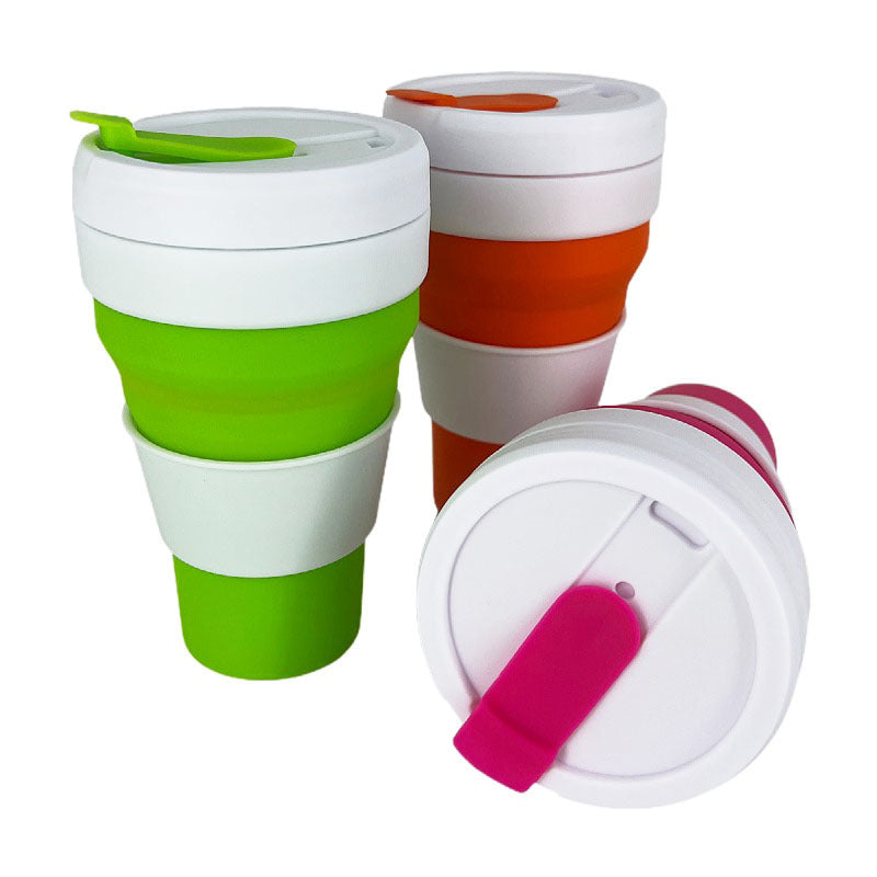 Damen Faltbarer Kaffeebecher mit Deckel Karnz