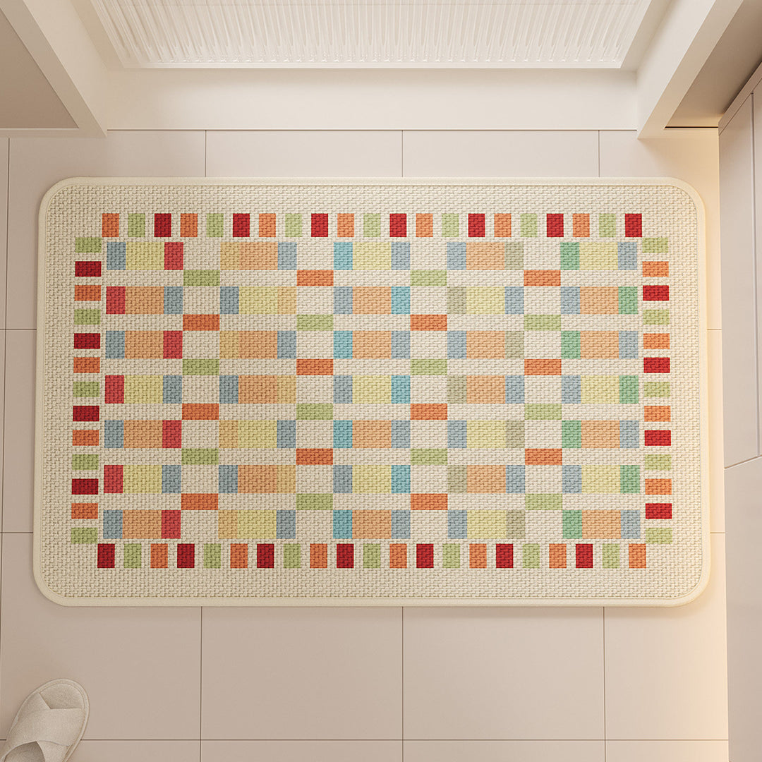 Bunte Geometrische Küchenmatte