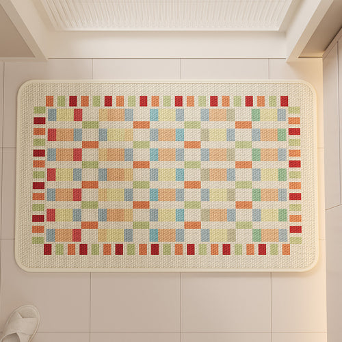 Bunte Geometrische Küchenmatte