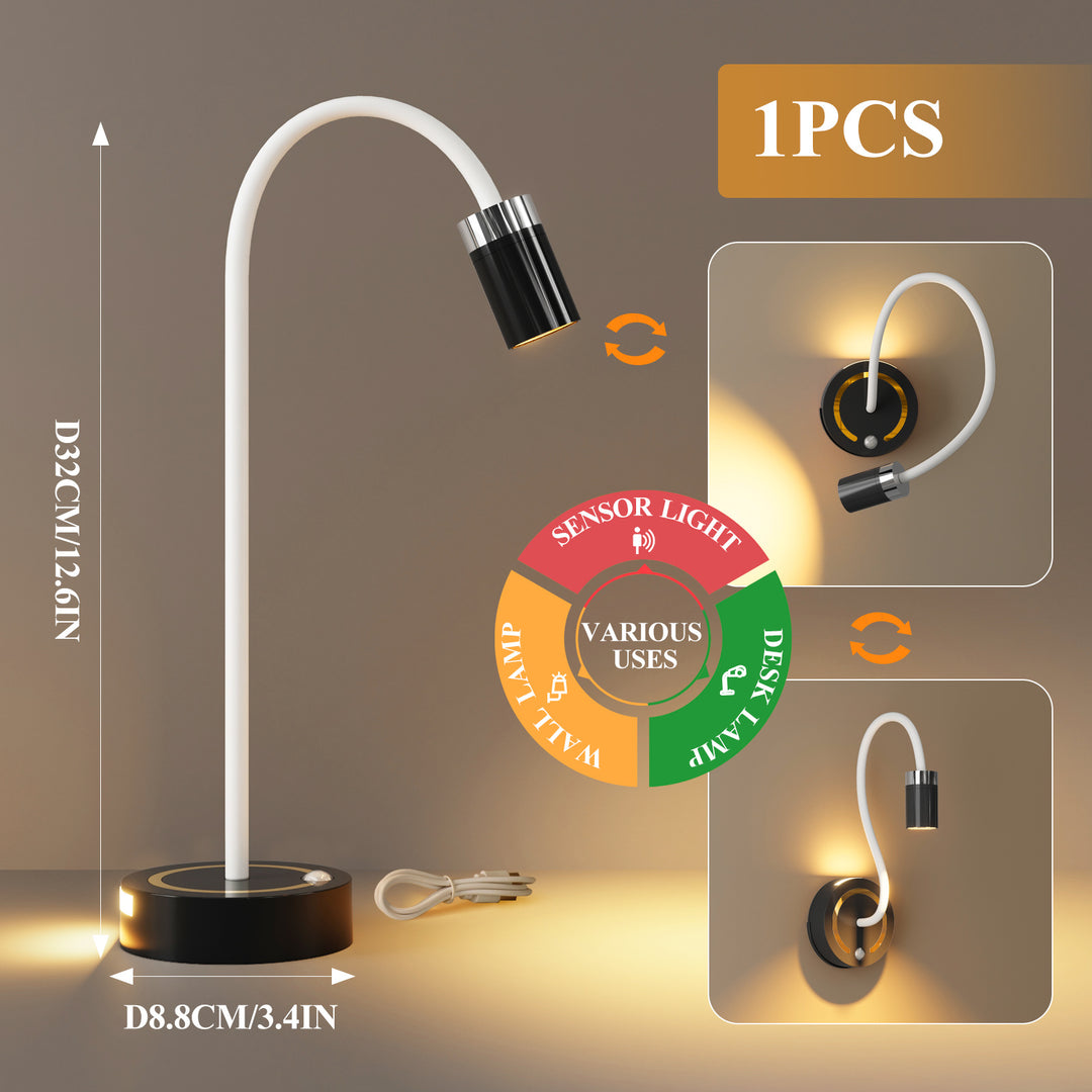 Flexible LED Tisch- und Wandlampe