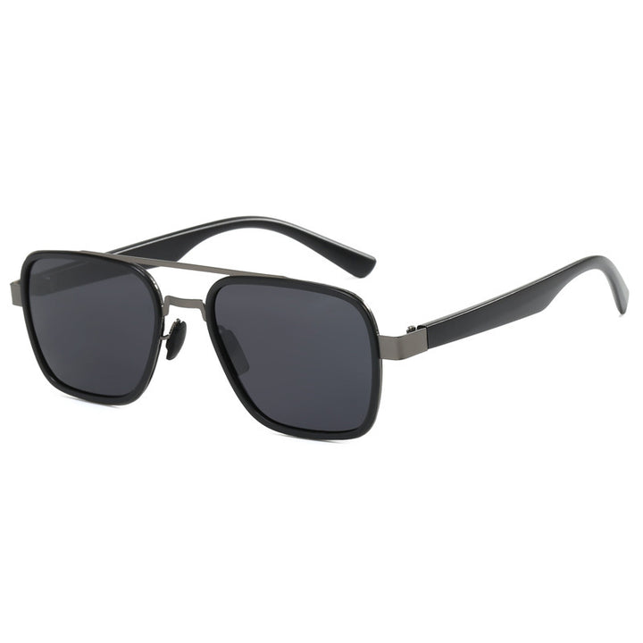 Damen modische Sonnenbrille mit quadratischem Rahmen und innovativen Gläsern Karnz
