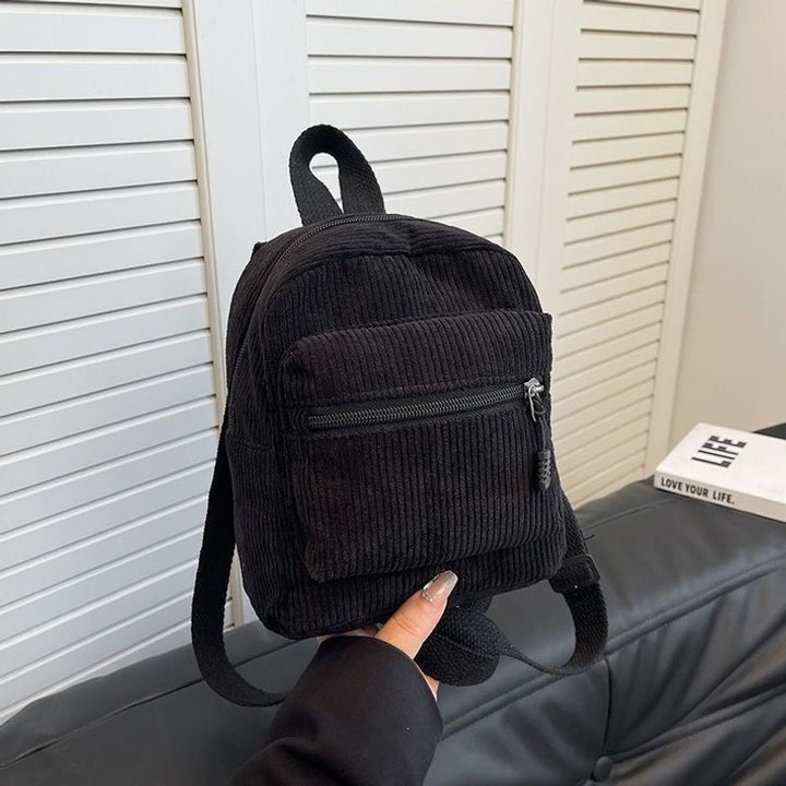Kompakter Cord-Ripp- Mini-Rucksack Karnz