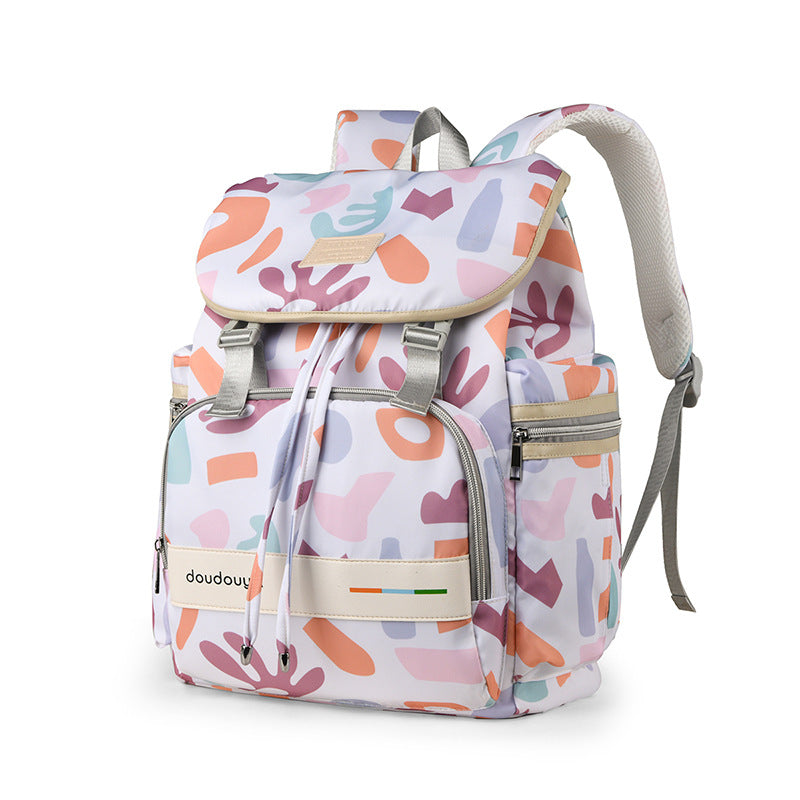 Vielseitiger Grafikdruck-Rucksack Karnz