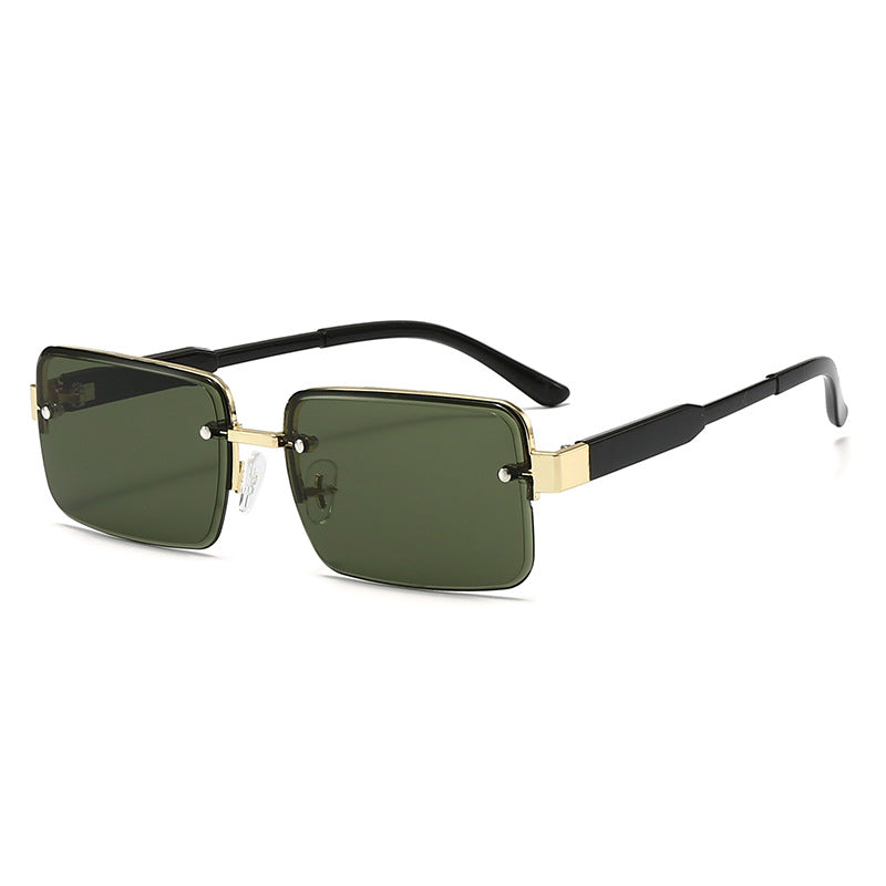 Damen Designer-Sonnenbrille im modernen Rechteck-Design Karnz