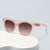 Damen Cat-Eye Sonnenbrille mit strukturierter Rahmen und UV-Schutz Karnz