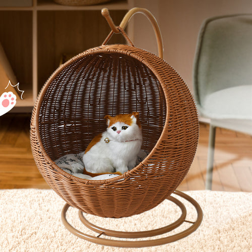 Hängender Rattan-Schaukelstuhl Karnz