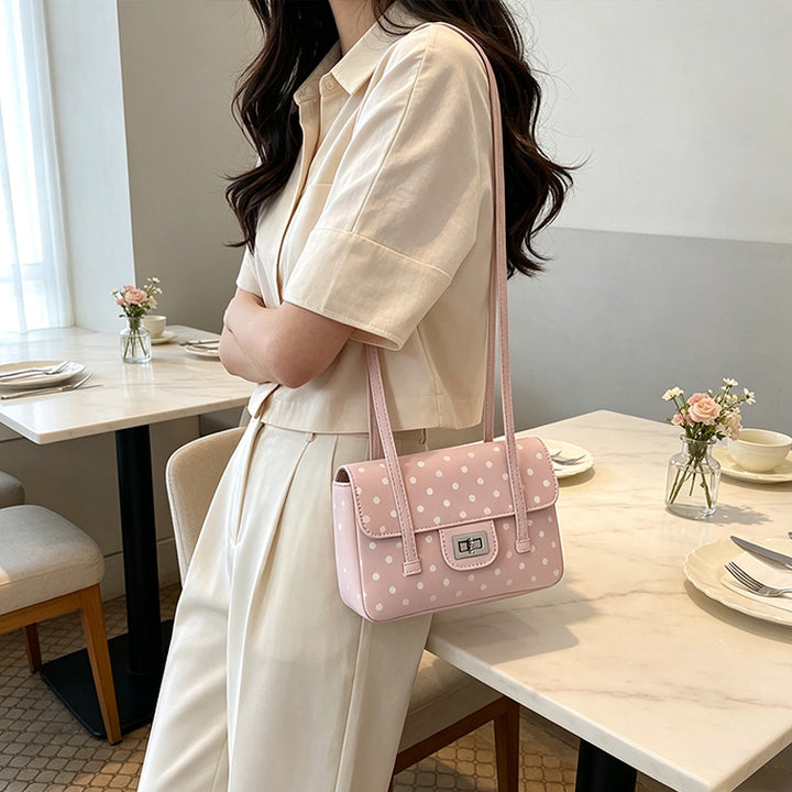 Charmante Polka Dot Mini-Handtasche Karnz