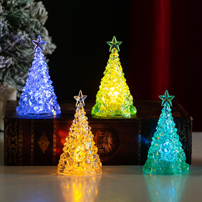 Glänzende LED Weihnachtsbaum Deko