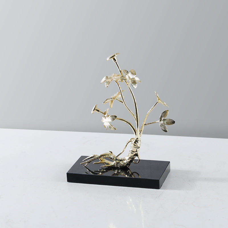 Elegante dekorative Blumen Skulptur