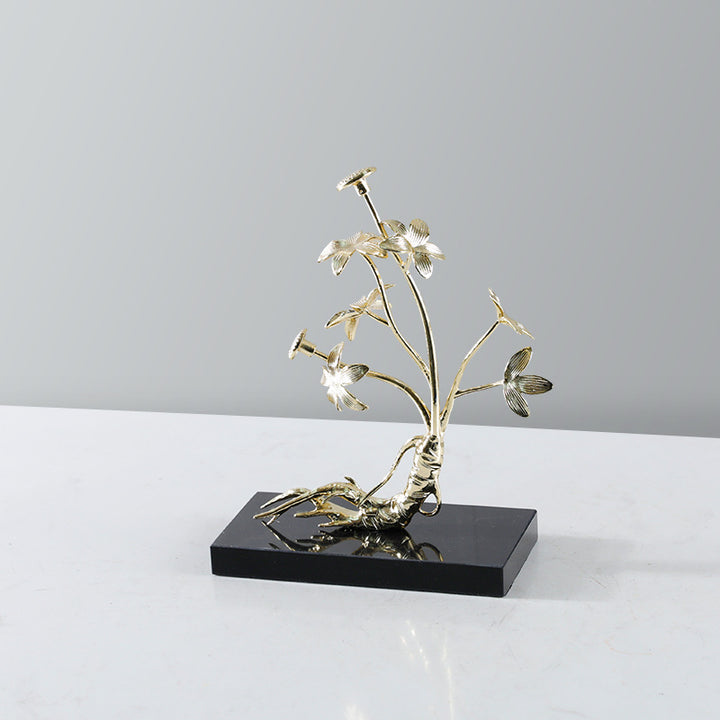 Elegante dekorative Blumen Skulptur