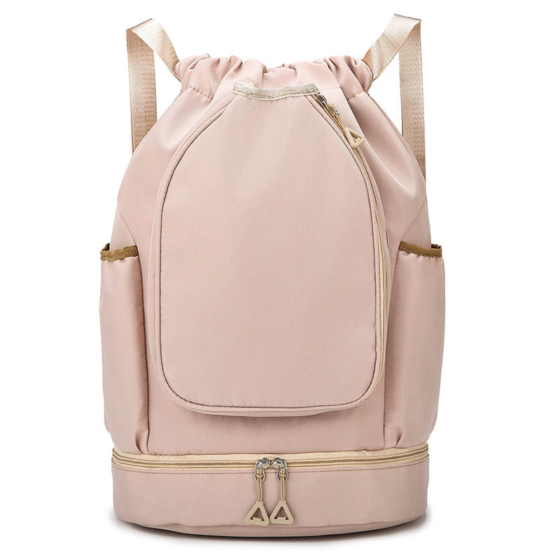 Leichter reisebereiter Kordelzug-Rucksack