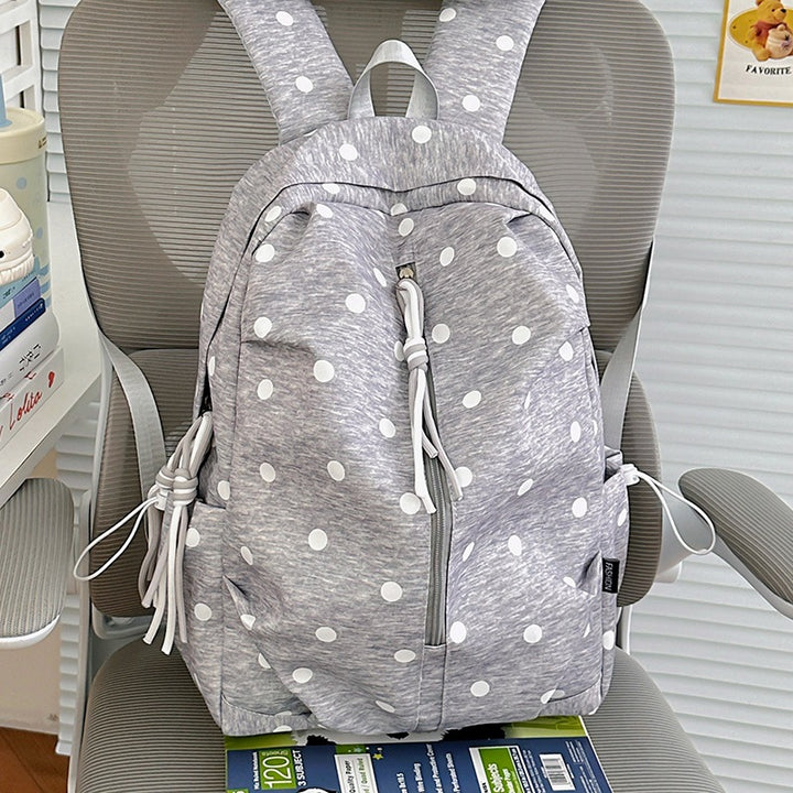 Verspielt gepunkteter Rucksack Karnz