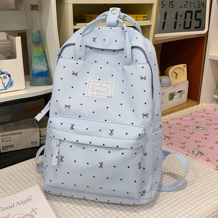 Stylischer gepunkteter Rucksack Karnz