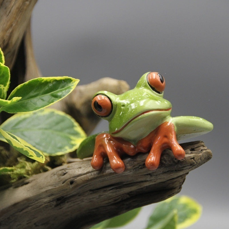 Kreative Froschfigur Karnz